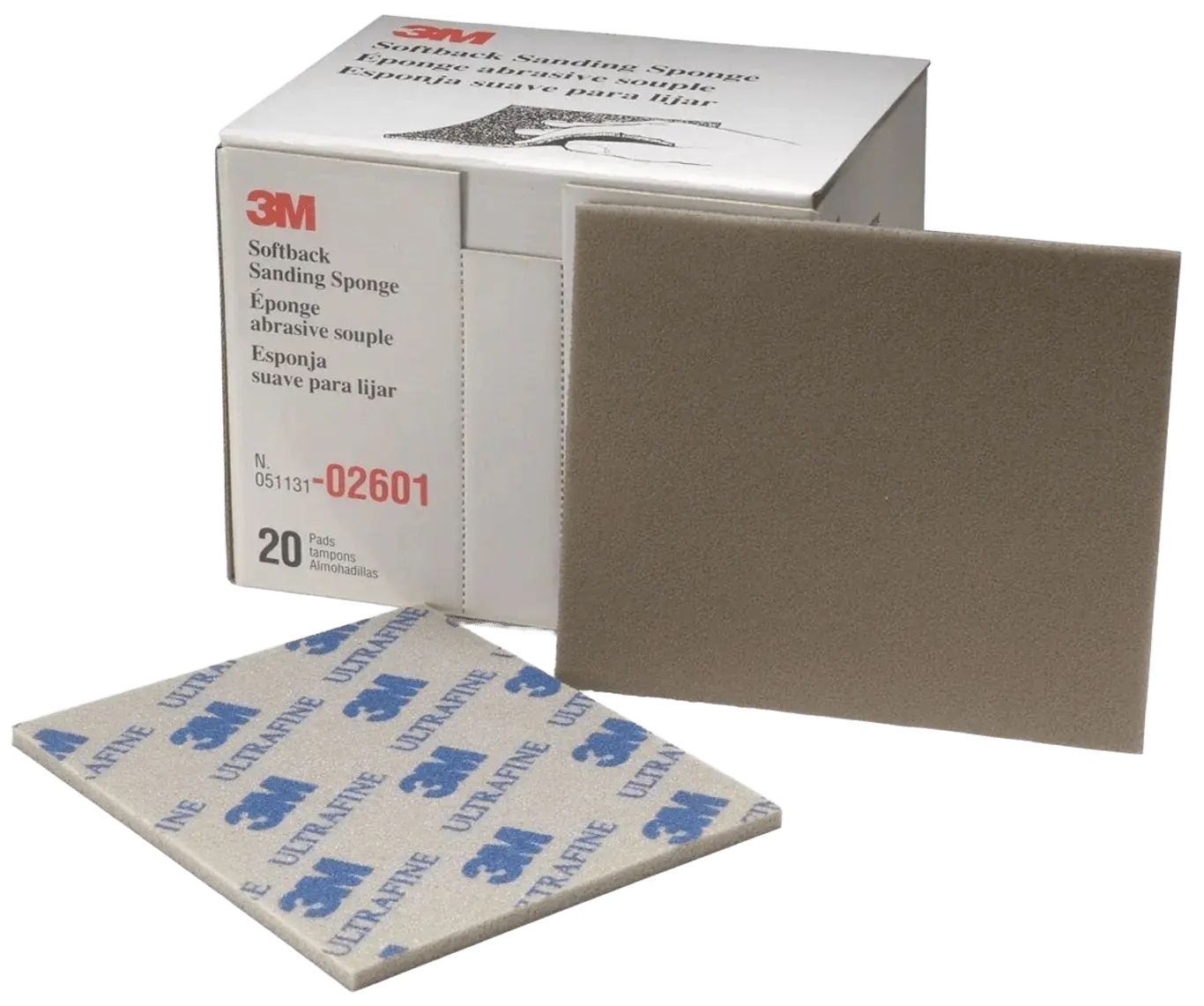 Абразивная губка 3M SoftBack Fine (02604)