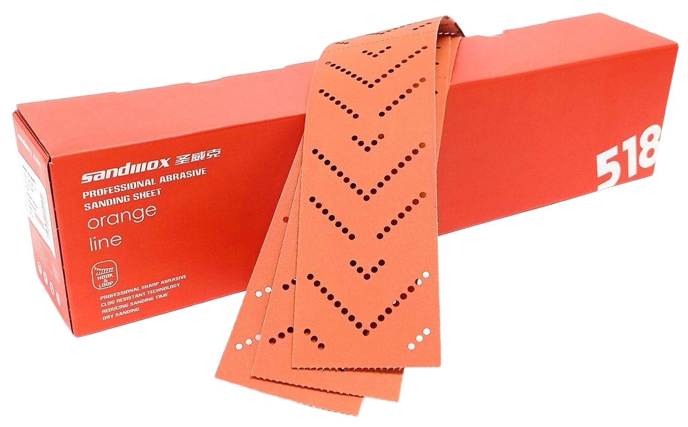 Абразивные полоски Sandwox 518 70x400м P180