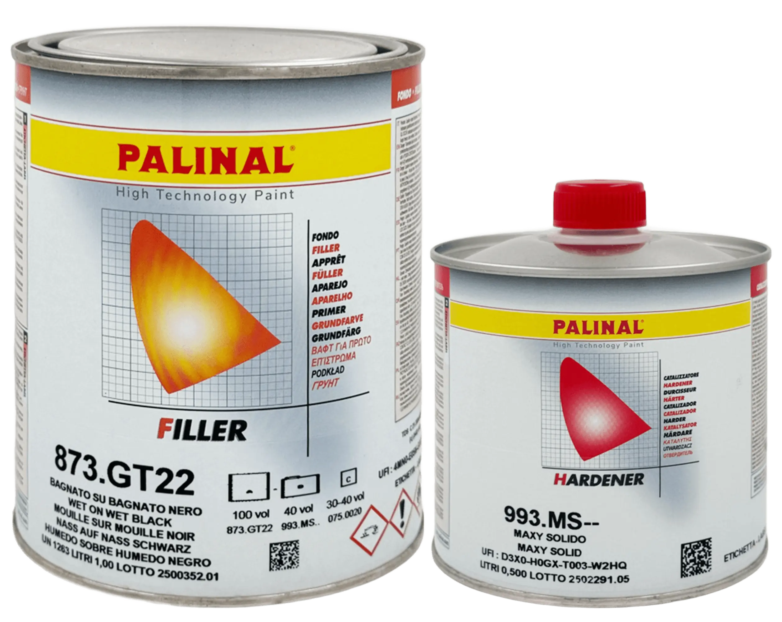 Грунт Palinal 873.GT22 HS W/W 1л + 0.5л Black