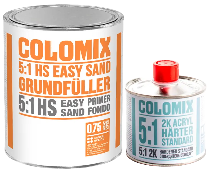 Грунт акриловый Colomix 2K HS Easy Sand 0.75л + 0.15л Grey