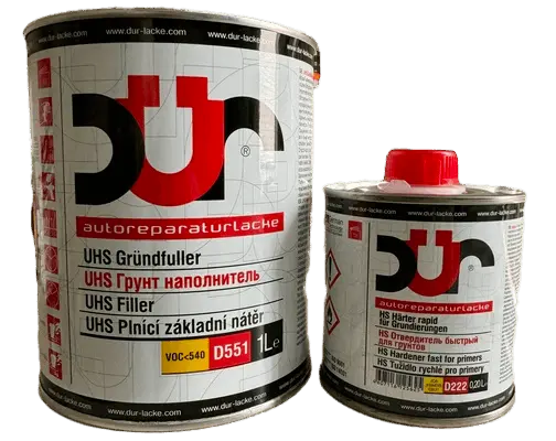 Грунт акриловый Dur D551 1л + 0.2л Black