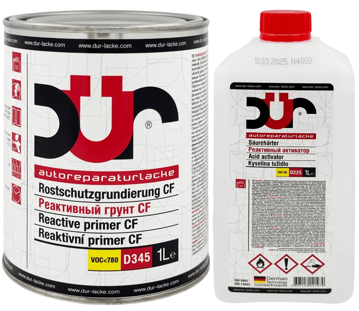 Грунт кислотный Dur D345 CF 1л + 1л