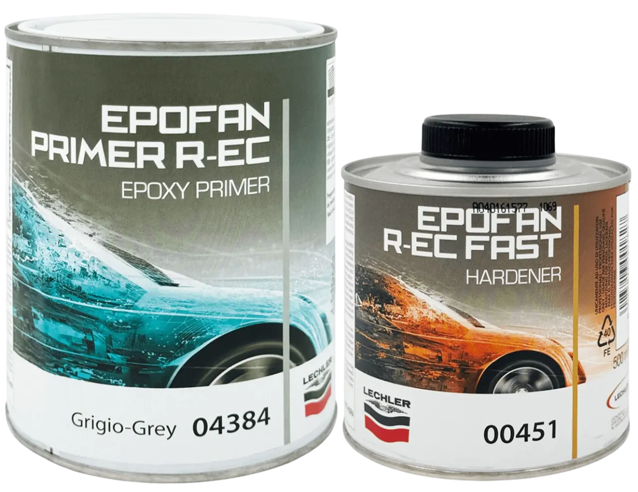 Грунт эпоксидный Lechler 04384 EPOFAN 1л + 0.5л Grey