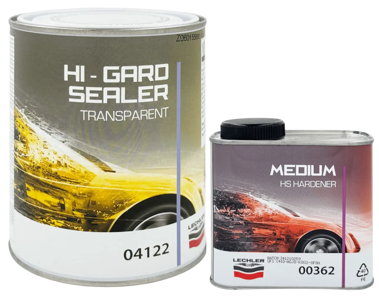 Грунт изолятор Lechler 04122 1л + 0.5л Transpar