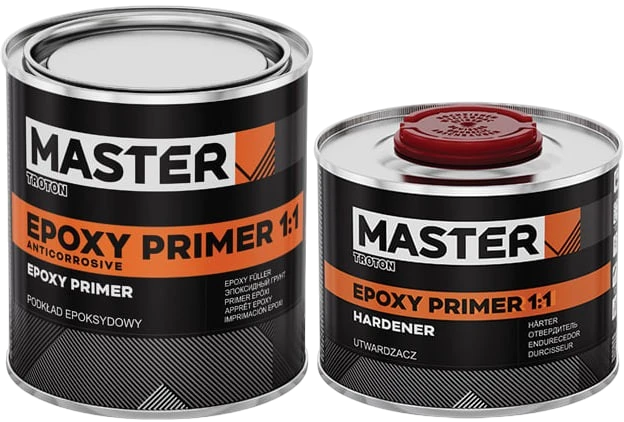 Грунт эпоксидный Master 0.5л + 0.5л Light-Grey