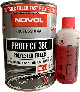 Грунт полиэфирный Novol 380 0.8л + 0.08л