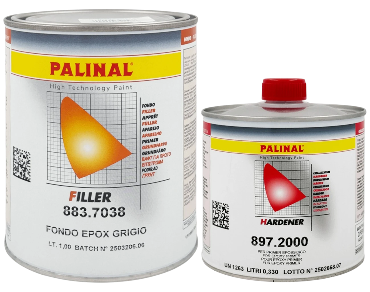 Грунт эпоксидный Palinal 883 1л + 0.33л Grey