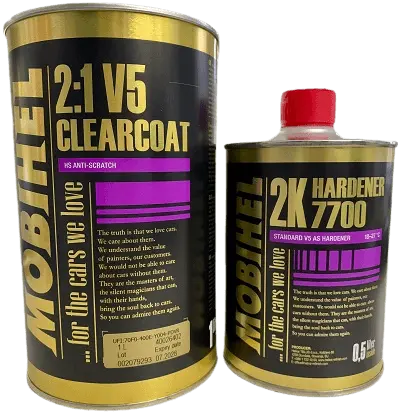 Лак Mobihel V5 HS 1L + 0.5L