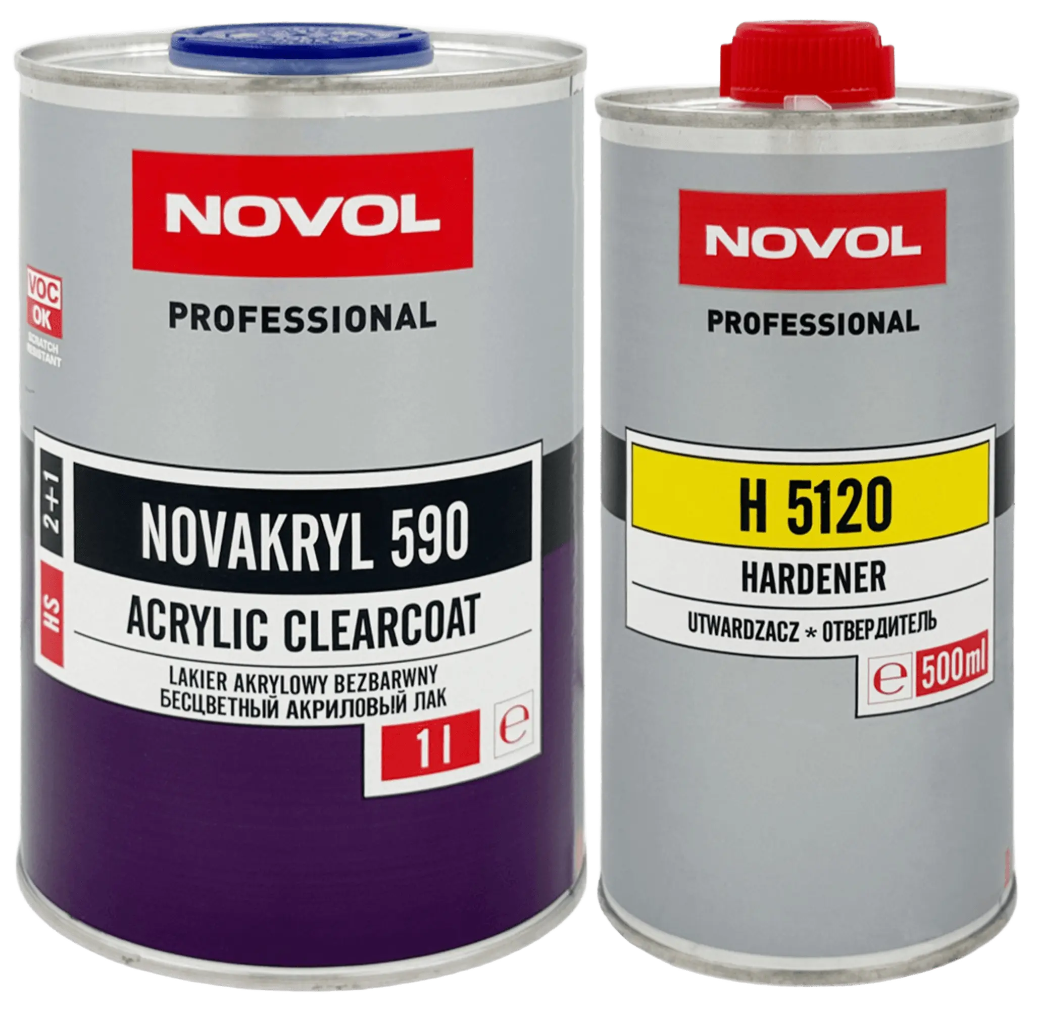 Лак Novol 590 HS 1л + 0.5л