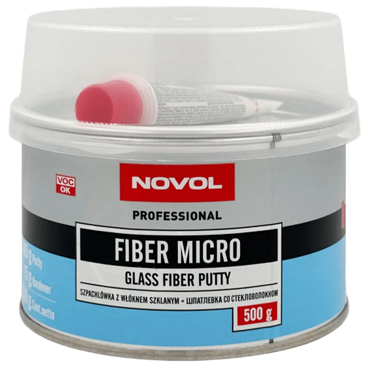 Шпатлёвка Novol Fiber Micro 0.5кг